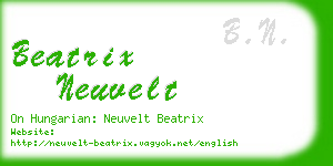 beatrix neuvelt business card